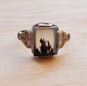 VINTAGE AGATE RING
